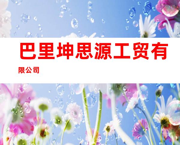 巴里坤思源工贸有限公司